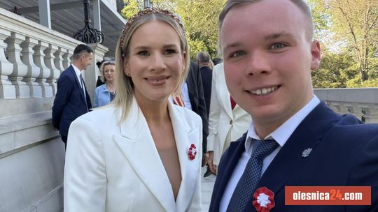 Radny z Oleśnicy u prezydenta Nawrockiego