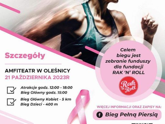 Bieg pełną piersią - charytatywny bieg dla kobiet