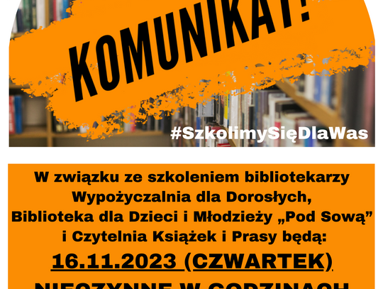 Biblioteka pod Pegazem będzie otwarta bez zmian