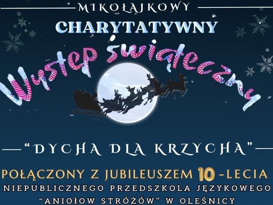 Mikołajkowy charytatywny występ świąteczny