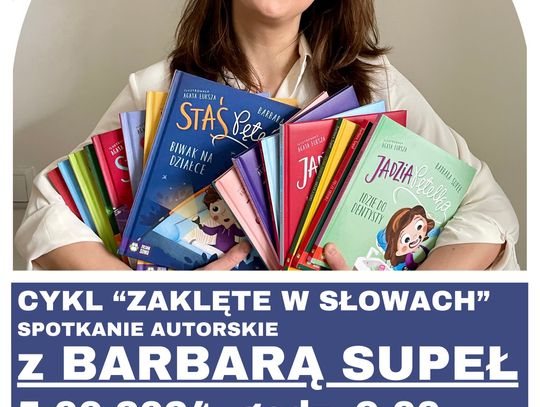 Biblioteka zaprasza na spotkanie autorskie z Barbarą Supeł