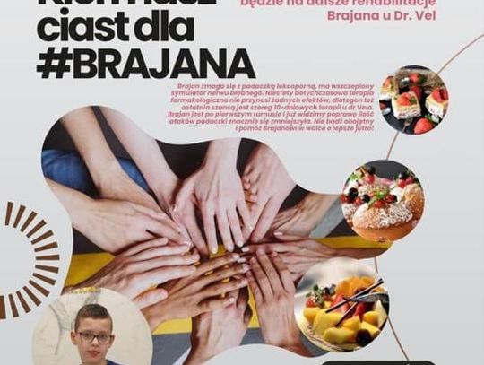 Kiermasz ciast dla Brajana