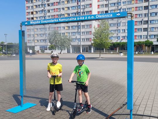 Kurtyny wodne już rozstawione