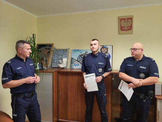 Gratulacje dla policjantów, ratowników medycznych