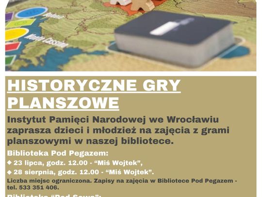 Planszówki historyczne w Oleśnicy