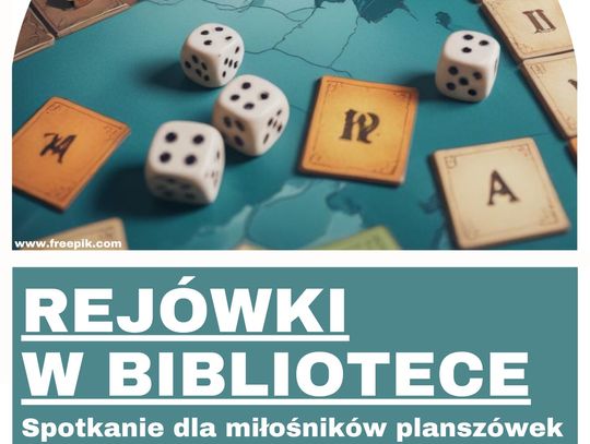 W sobotę gramy w planszówki. Jak to gdzie? W bibliotece