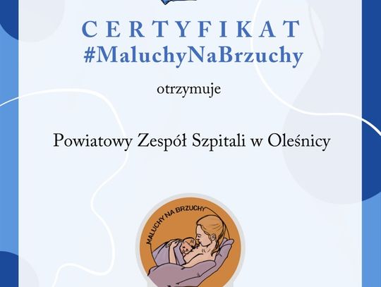 Medal dla szpitala w rankingu „Maluchy Na Brzuchy 2024"