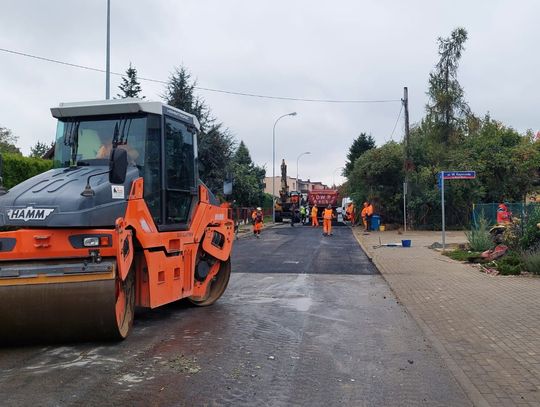 Trwają prace na Reymonta