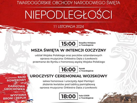 Jak Twardogóra będzie obchodziła Narodowe Święto Niepodległości?