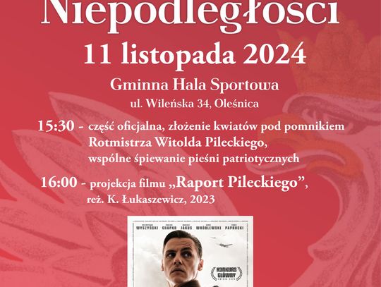 Narodowe Święto Niepodległości pod pomnikiem Pileckiego