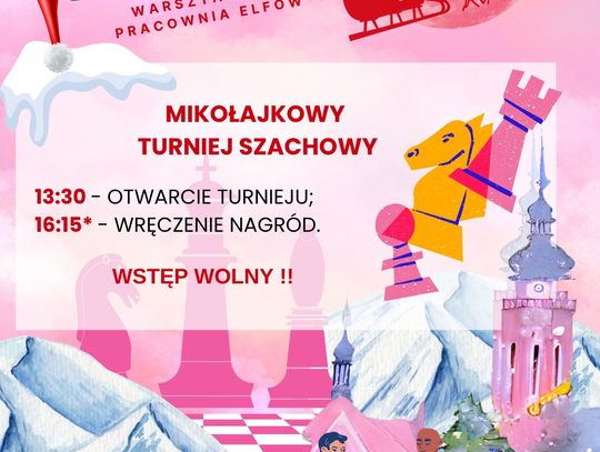 Syców zaprasza na Mikołajkowy Turniej Szachowy