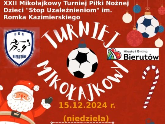 Turniej Mikołajkowy odbędzie się w Bierutowie