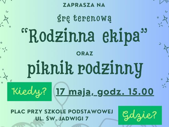 Gra terenowa i piknik w Twardogórze