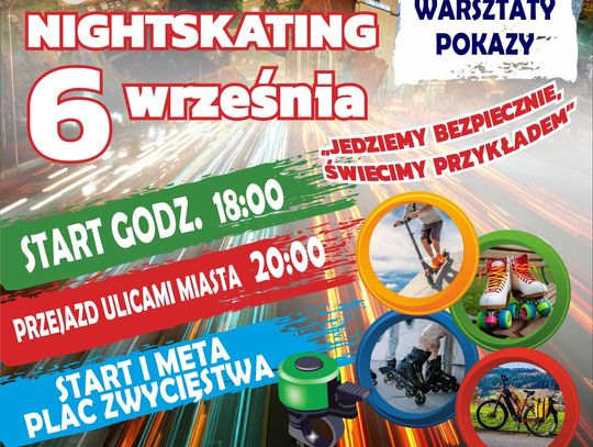 Kolejna edycja Nightskating w Oleśnicy