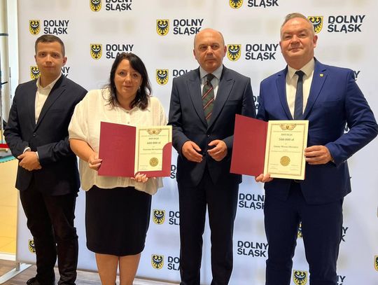 Powiat i miasto dostaną ponad milion złotych