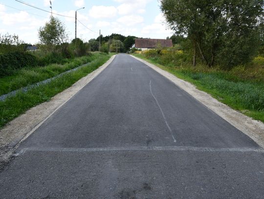Droga gminna w Sokołowicach jest już po remoncie