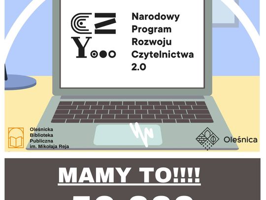 Biblioteka w Oleśnicy dostała pieniądze na zakupy