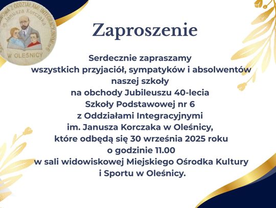 Szóstka będzie świętowała jubileusz