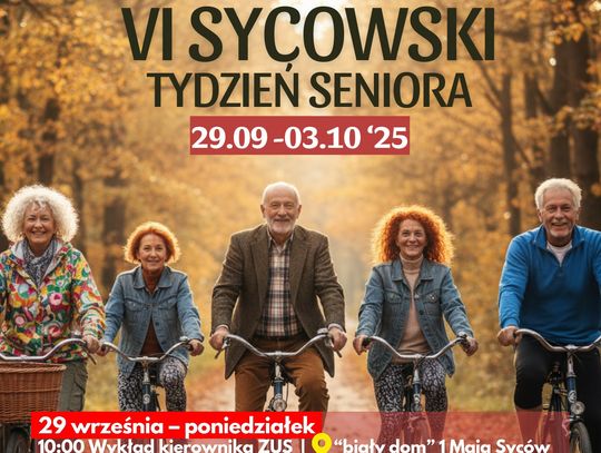 VI Sycowski Tydzień Seniora już niebawem