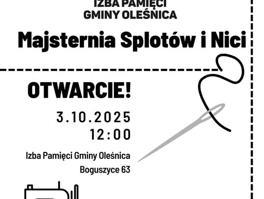 Majsternia splotów i nici. A cóż to takiego?