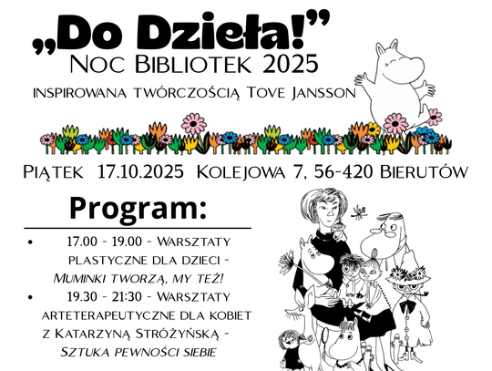 Noc Bibliotek w Bierutowie