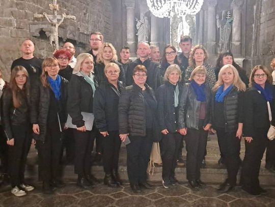 Chor Appassionata zaśpiewał w kopalni w Wieliczce