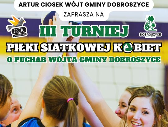 Zapraszają na III Turniej Piłki Siatkowej Kobiet o Puchar Wójta