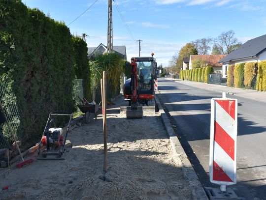 Budują kanalizację na Deszczowej