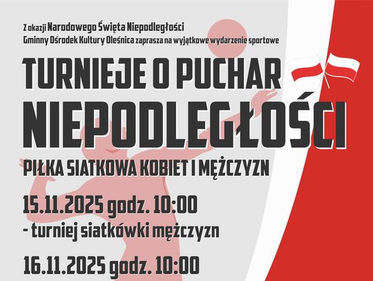 Turnieje o Puchar Niepodległości w Gminie Oleśnica