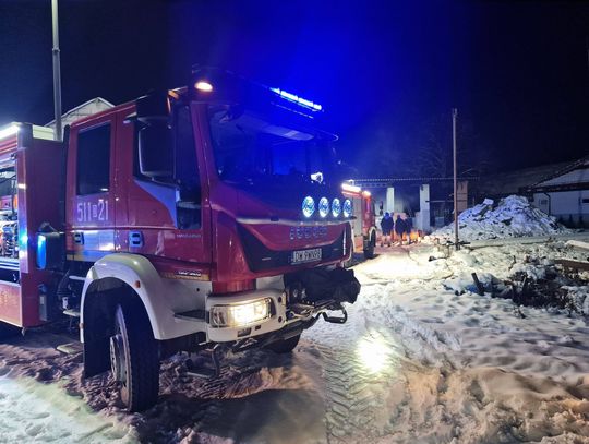 Śnieg sypie, strażacy już 55 razy interweniowali