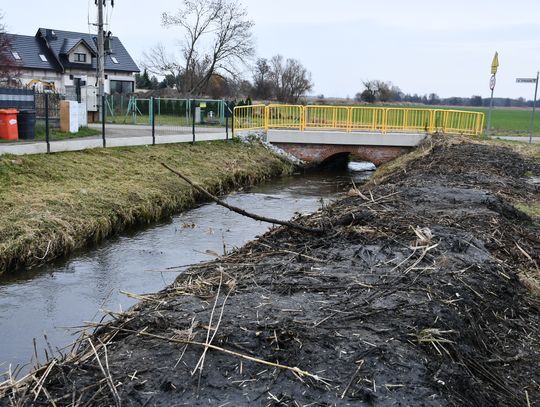 Udrożniono rzekę Oleśnica i dwa kanały w Smardzowie