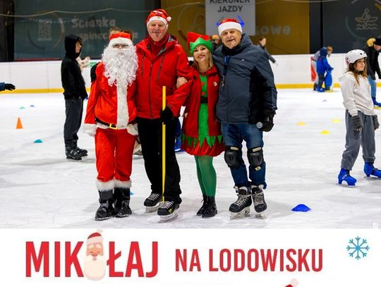 Mikołaj przyleci na lodowisko Atola