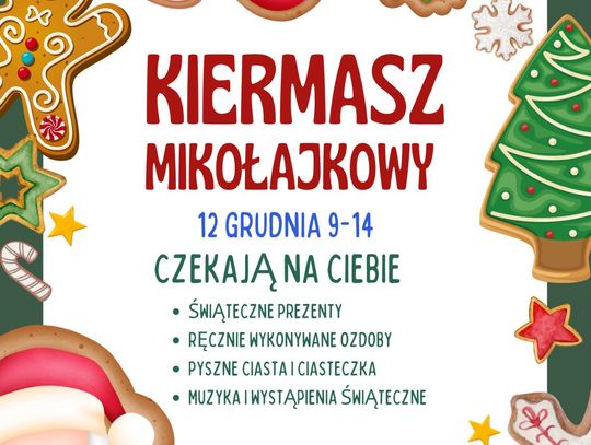Kiermasz Mikołajkowy już w ten piątek – świąteczne zakupy w szkole Kiermasz Mikołajkowy już w ten piątek – świąteczne zakupy w szkole