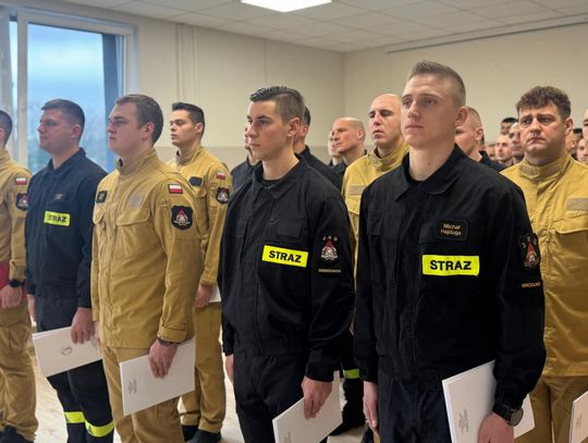 Mamy nowych strażaków z Oleśnicy Mamy nowych strażaków z Oleśnicy
