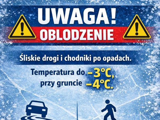 Uwaga, oblodzenie! Policja apeluje o ostrożność na drogach i chodnikach w powiecie oleśnickim Uwaga, oblodzenie! Policja apeluje o ostrożność na drogach i chodnikach w powiecie oleśnickim