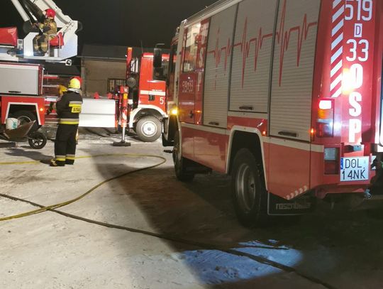 Pożar sadzy w kominie. Strażacy interweniowali w czwartek wieczorem