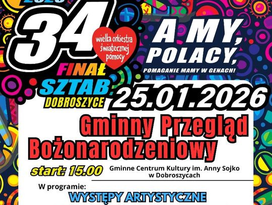 Tak zagra WOŚP w Dobroszycach