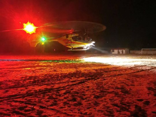 Helikopter lądował w Radzowicach Helikopter lądował w Radzowicach