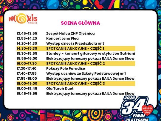 Program WOŚP w Oleśnicy Program WOŚP w Oleśnicy