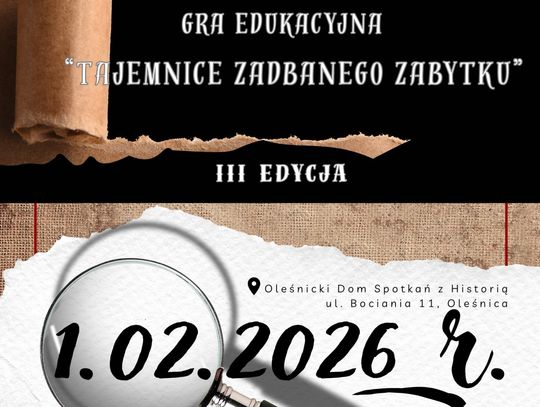 Ferie zimowe w oleśnickim muzeum Ferie zimowe w oleśnickim muzeum