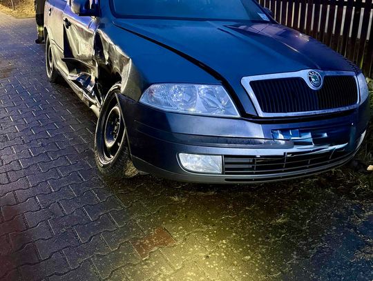 Zdarzenie drogowe w Sosnówce – strażacy z Twardogóry na miejscu, nikt nie ucierpiał