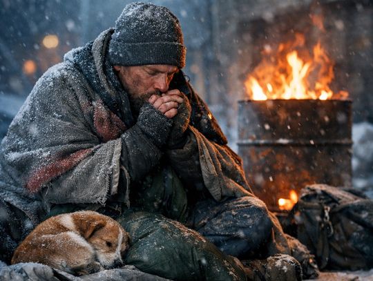 Zimno zabija na ulicach