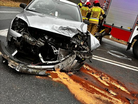 Wypadek na drodze krajowej nr 25