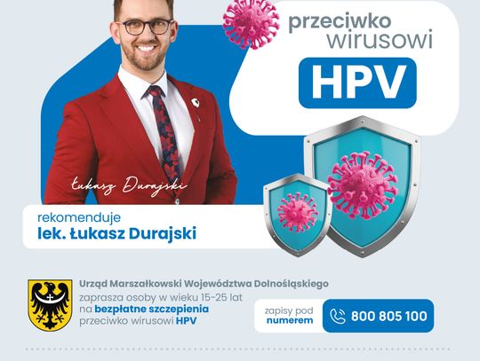 Bezpłatne szczepienia przeciw HPV w Oleśnicy – ruszyła kolejna edycja programu dla Dolnoślązaków 15–25 lat
