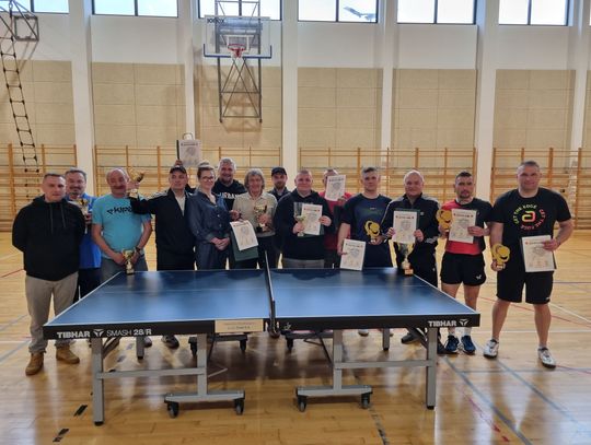 Paweł Urbanowicz mistrzem gminy Oleśnica w tenisie stołowym