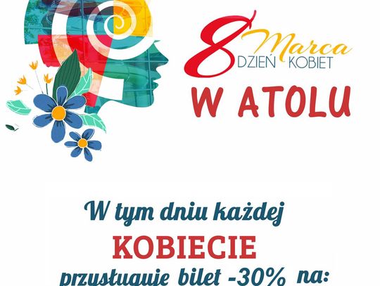 Dzień Kobiet w Atolu Oleśnica: -30% na basen, saunę i grotę solną