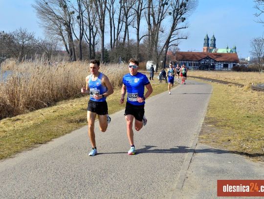 Krzysztof Tschierch z WKS Oleśniczanka na trasie w Poznaniu