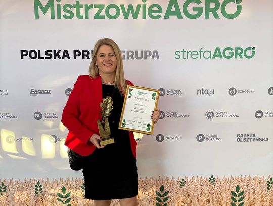 Sołtys Nowosiedlic nagrodzona w plebiscycie „Mistrzowie Agro” Sołtys Nowosiedlic nagrodzona w plebiscycie „Mistrzowie Agro”