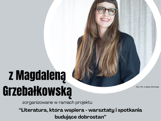 Spotkanie autorskie z Magdaleną Grzebałkowską w Bierutowie – reportaż i biografia w centrum uwagi