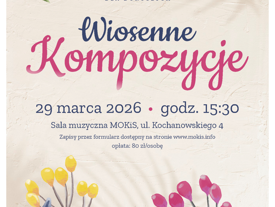 ,,Wiosenne kompozycje" - wielkanocne warsztaty rękodzielnicze dla dorosłych